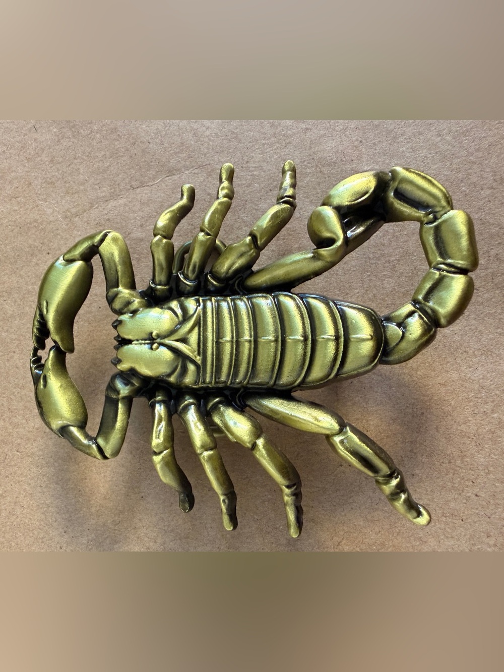 New Antique Gold 3D Scorpion Belt Buckle Western Retro Metal Vintage Fashion
